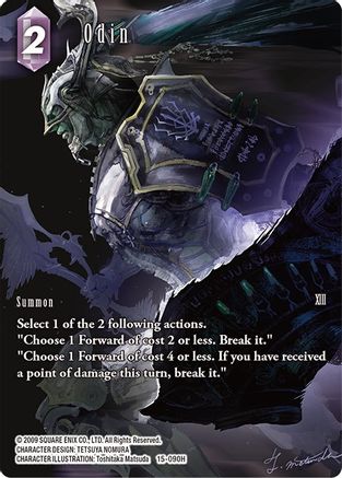Odin (Full Art) (15-090H) - Crystal Dominion Foil