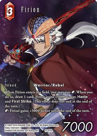 Firion (Full Art) (15-013L) - Crystal Dominion Foil