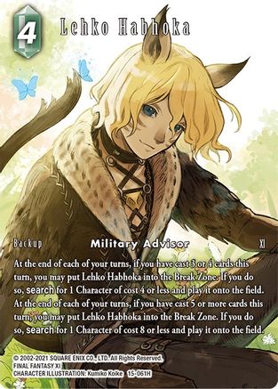 Lehko Habhoka (Full Art) (15-061H) - Crystal Dominion Foil