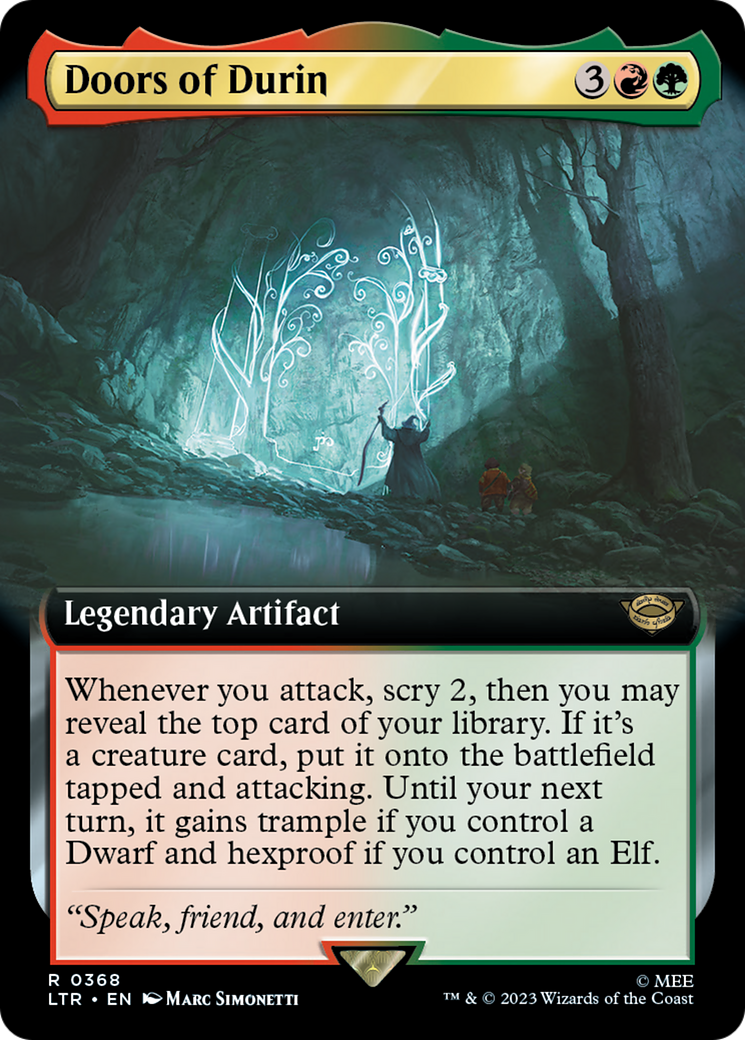 Doors of Durin (LTR-368) - The Lord of the Rings: Tales of Middle-earth: (Extended Art)