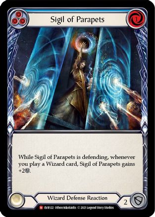 Sigil of Parapets (EVR122) - Everfest 1st Edition Rainbow Foil