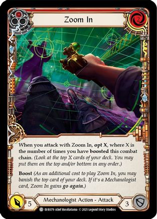 Zoom In (Red) (EVR079) - Everfest 1st Edition Rainbow Foil