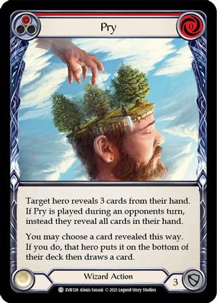 Pry (Red) (EVR128) - Everfest 1st Edition Rainbow Foil