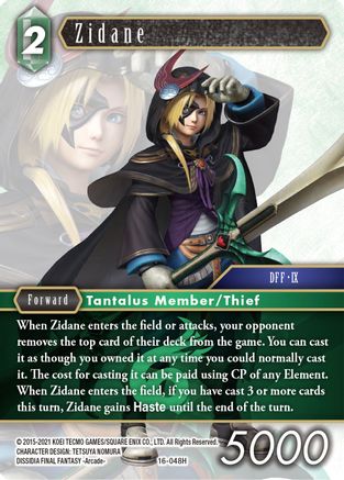 Zidane (16-048H) - Emissaries of Light Foil