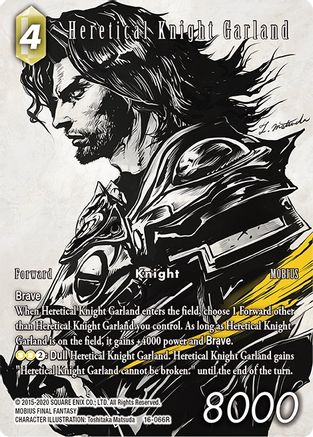 Heretical Knight Garland (Full Art) (16-066R) - Emissaries of Light Foil
