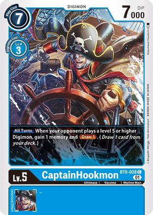 CaptainHookmon (BT8-028) - New Awakening