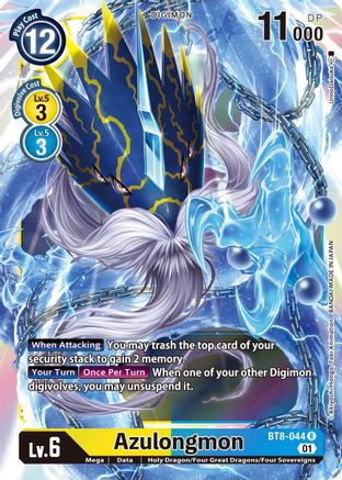 Azulongmon (BT8-044) - New Awakening Foil