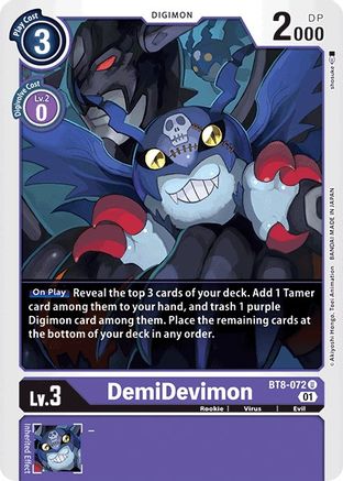 DemiDevimon (BT8-072) - New Awakening