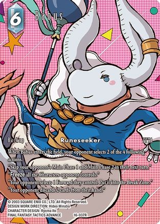 Babus (Full Art) (16-037R) - Emissaries of Light Foil