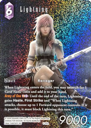 Lightning (Full Art Reprint) (1-141L) - Emissaries of Light Foil
