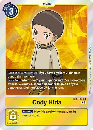 Cody Hida (BT8-089) - New Awakening Foil