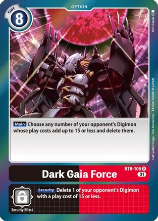 Dark Gaia Force (BT8-105) - New Awakening Foil