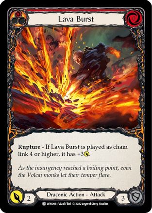 Lava Burst (UPR098) - Uprising Rainbow Foil