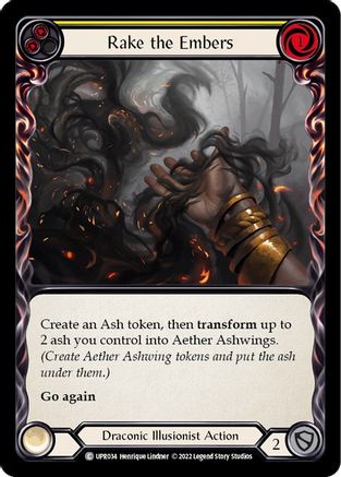 Rake the Embers (Yellow) (UPR034) - Uprising Rainbow Foil