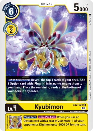 Kyubimon (EX2-021) - Digital Hazard