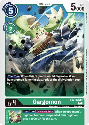 Gargomon (EX2-026) - Digital Hazard