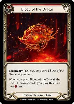 Blood of the Dracai (UPR000) - Uprising Rainbow Foil
