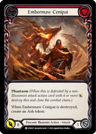 Embermaw Cenipai (Red) (UPR027) - Uprising Rainbow Foil