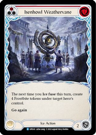Isenhowl Weathervane (Red) (UPR141) - Uprising Rainbow Foil