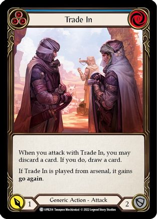 Trade In (Blue) (UPR214) - Uprising Rainbow Foil