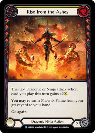 Rise from the Ashes (Yellow) (UPR058) - Uprising Rainbow Foil