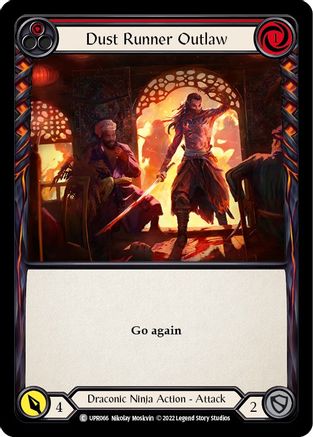 Dust Runner Outlaw (Red) (UPR066) - Uprising Rainbow Foil