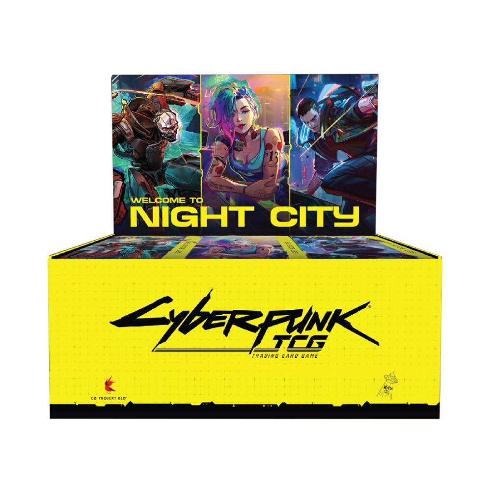 PREORDER! Cyberpunk TCG: Booster Display – Welcome to Night City