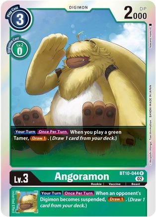 Angoramon (BT10-044) - Xros Encounter Foil