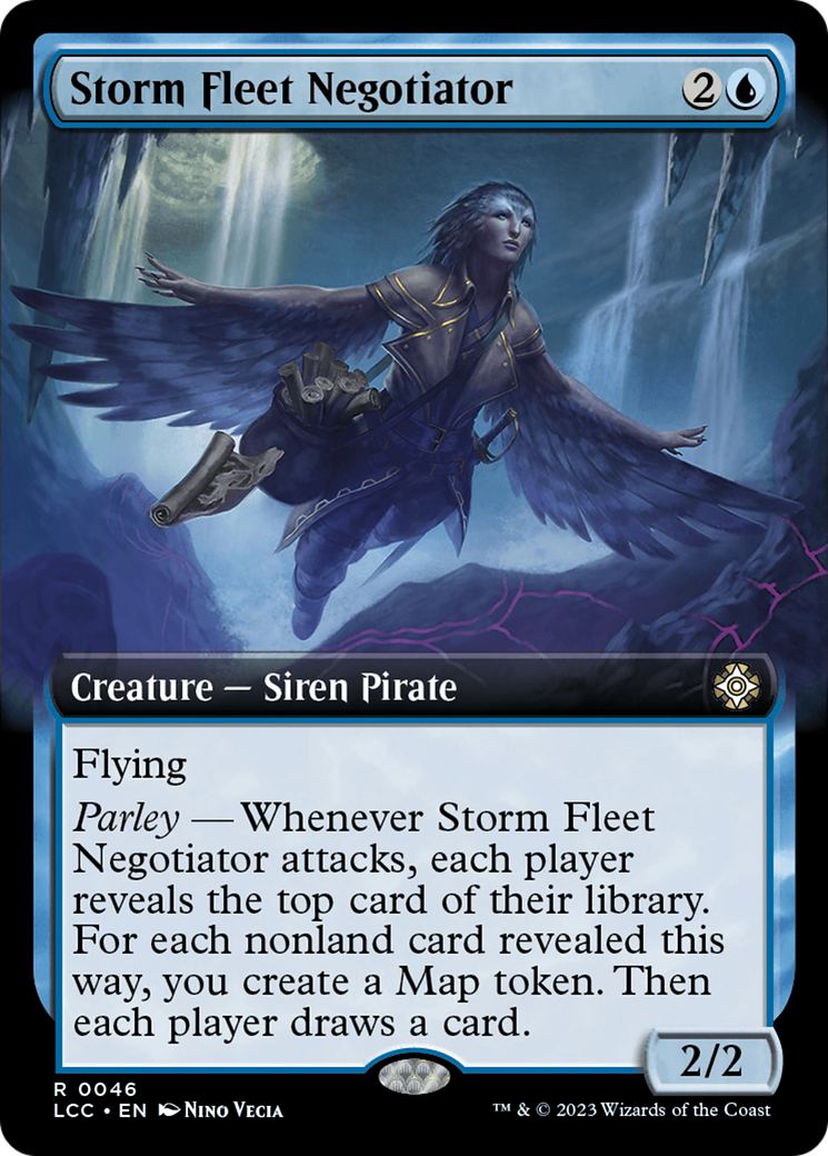Storm Fleet Negotiator (LCC-046) - The Lost Caverns of Ixalan Commander: (Extended Art)