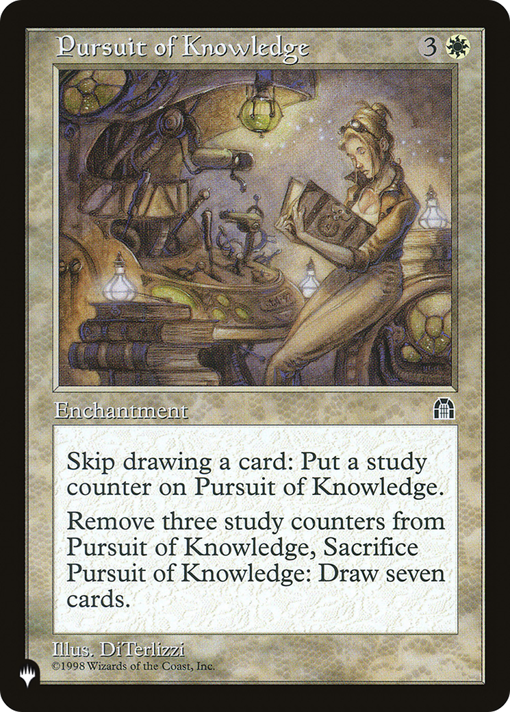 Pursuit of Knowledge (LIST-STH-10) - The List