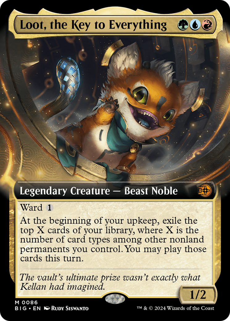 Loot, the Key to Everything (BIG-086) - The Big Score: (Extended Art)