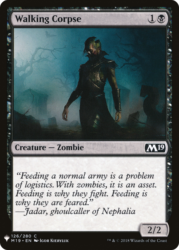 Walking Corpse (LIST-M19-126) - The List
