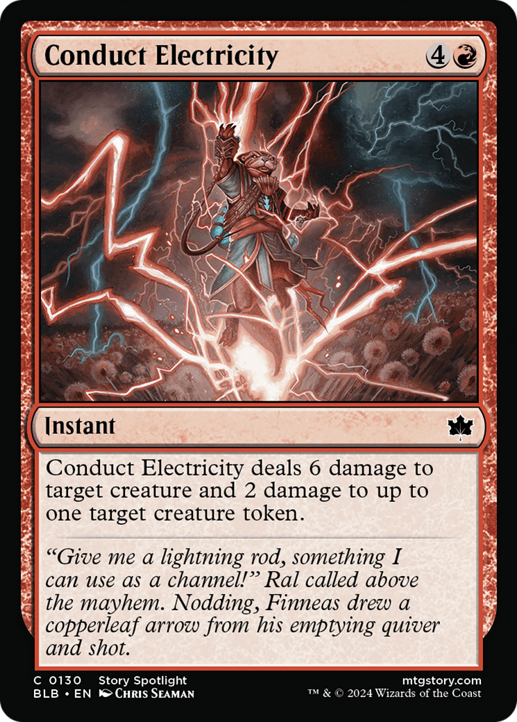 Conduct Electricity (BLB-130) - Bloomburrow Foil
