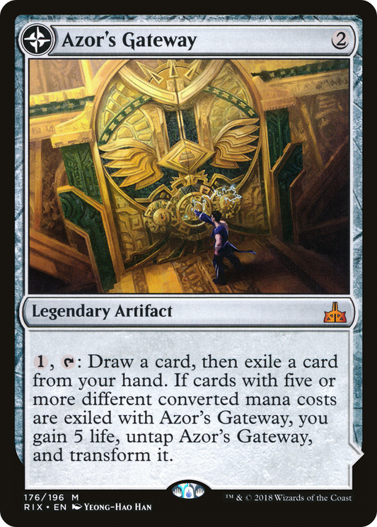 Azor's Gateway // Sanctum of the Sun (RIX-176) - Rivals of Ixalan: (compasslanddfc)