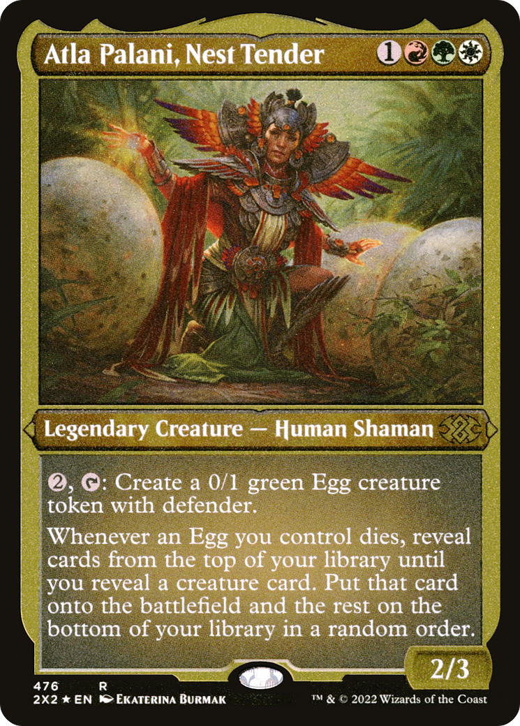 Atla Palani, Nest Tender (Foil Etched) (2X2-476) - Double Masters 2022 Foil