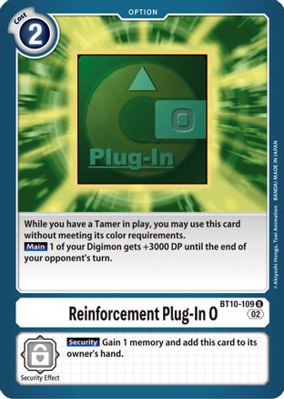 Reinforcement Plug-In 0 (BT10-109) - Xros Encounter
