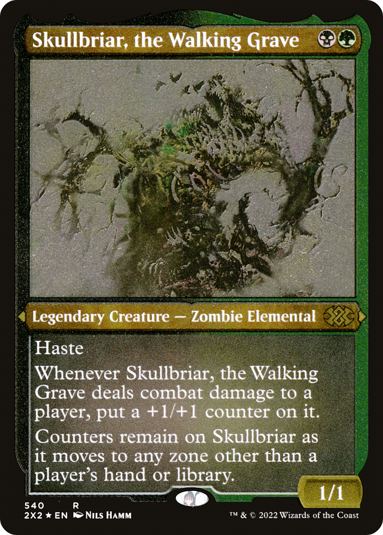 Skullbriar, the Walking Grave (Foil Etched) (2X2-540) - Double Masters 2022 Foil