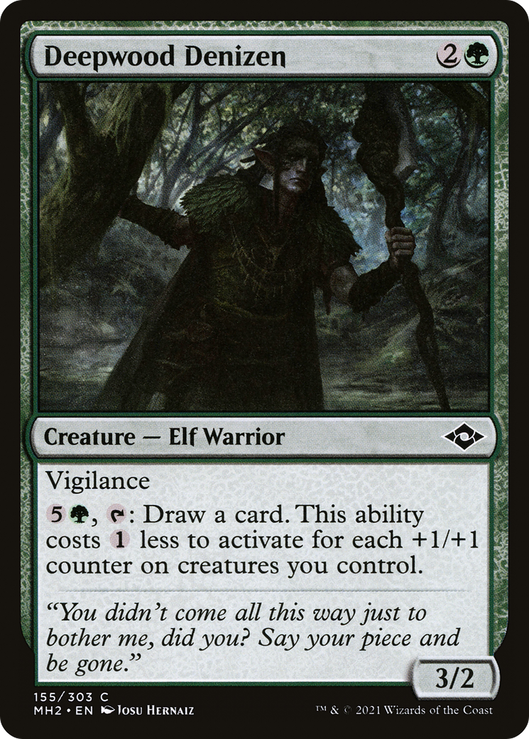 Deepwood Denizen (MH2-155) - Modern Horizons 2 Foil