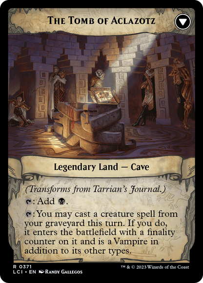 Tarrian's Journal // The Tomb of Aclazotz (LCI-371) - The Lost Caverns of Ixalan: (Extended Art)