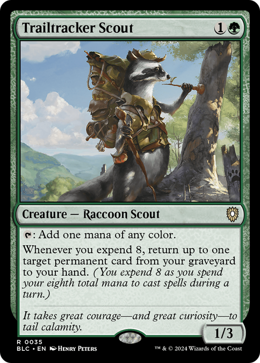 Trailtracker Scout (BLC-035) - Bloomburrow Commander