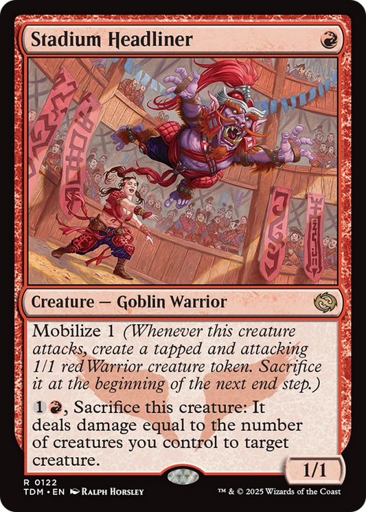 Stadium Headliner (TDM-122) - Tarkir: Dragonstorm Foil