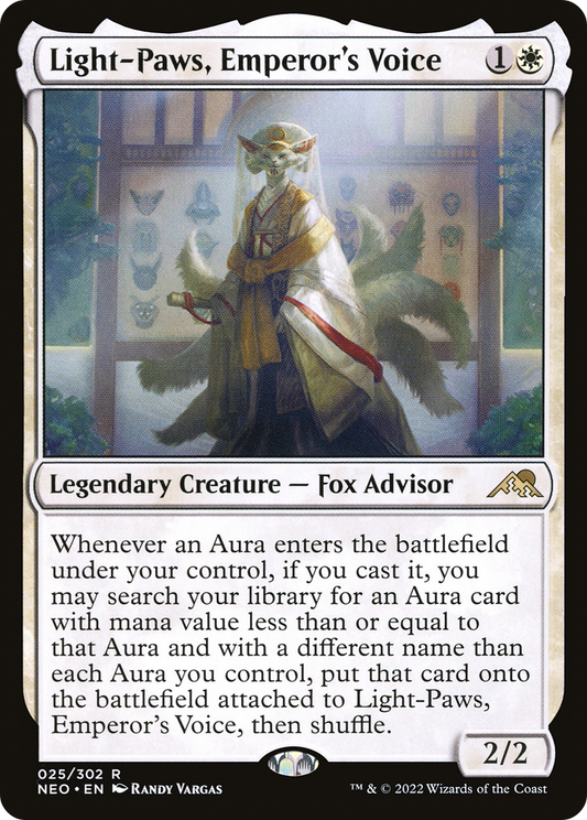 Light-Paws, Emperor's Voice (NEO-025) - Kamigawa: Neon Dynasty Foil