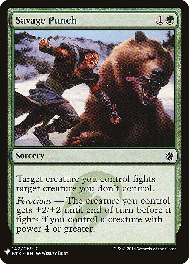 Savage Punch (LIST-KTK-147) - The List