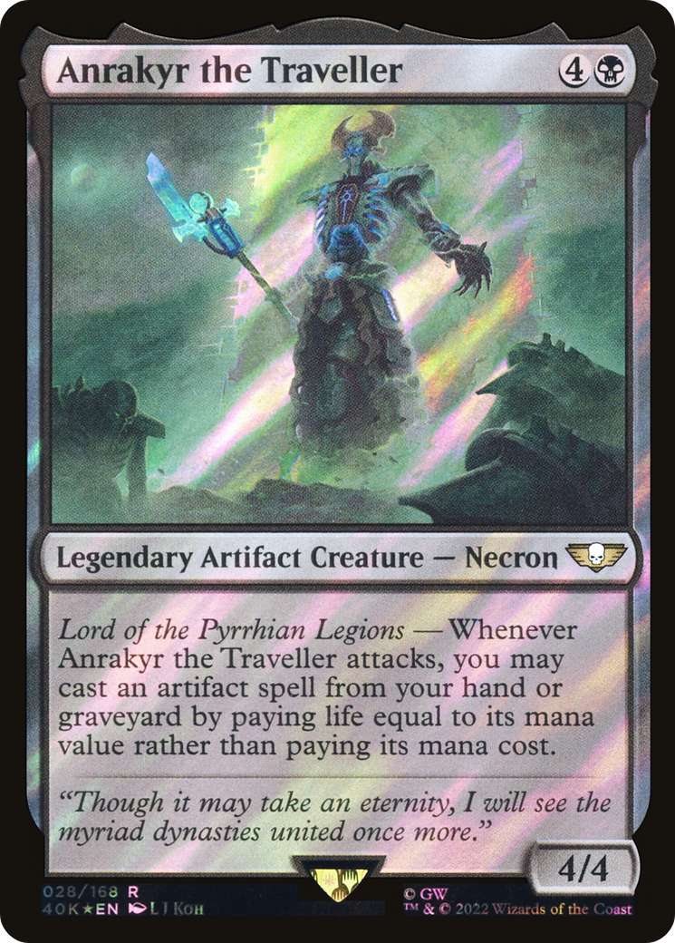 Anrakyr the Traveller (40K-28★) - Warhammer 40,000 Commander Foil