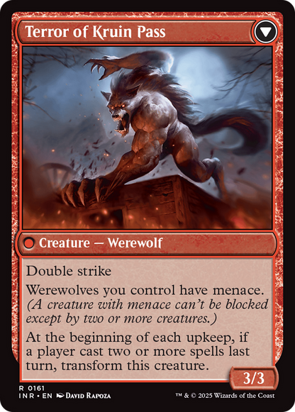 Kruin Outlaw // Terror of Kruin Pass (INR-161) - Innistrad Remastered Foil