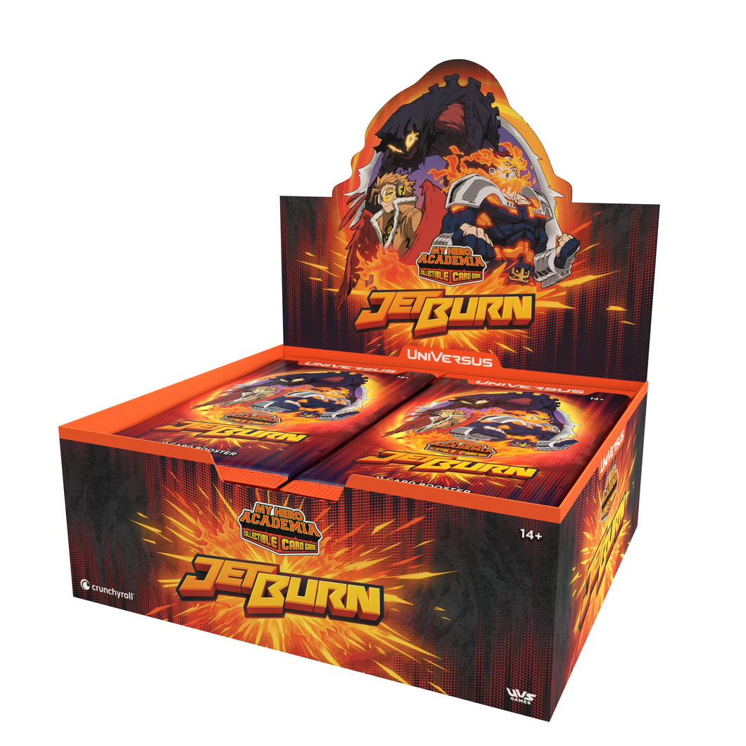 My Hero Academia Collectible Card Game Wave 6 Jet Burn Booster Box / 24 Packs