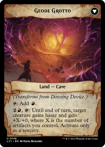 Dowsing Device // Geode Grotto (LCI-146) - The Lost Caverns of Ixalan Foil