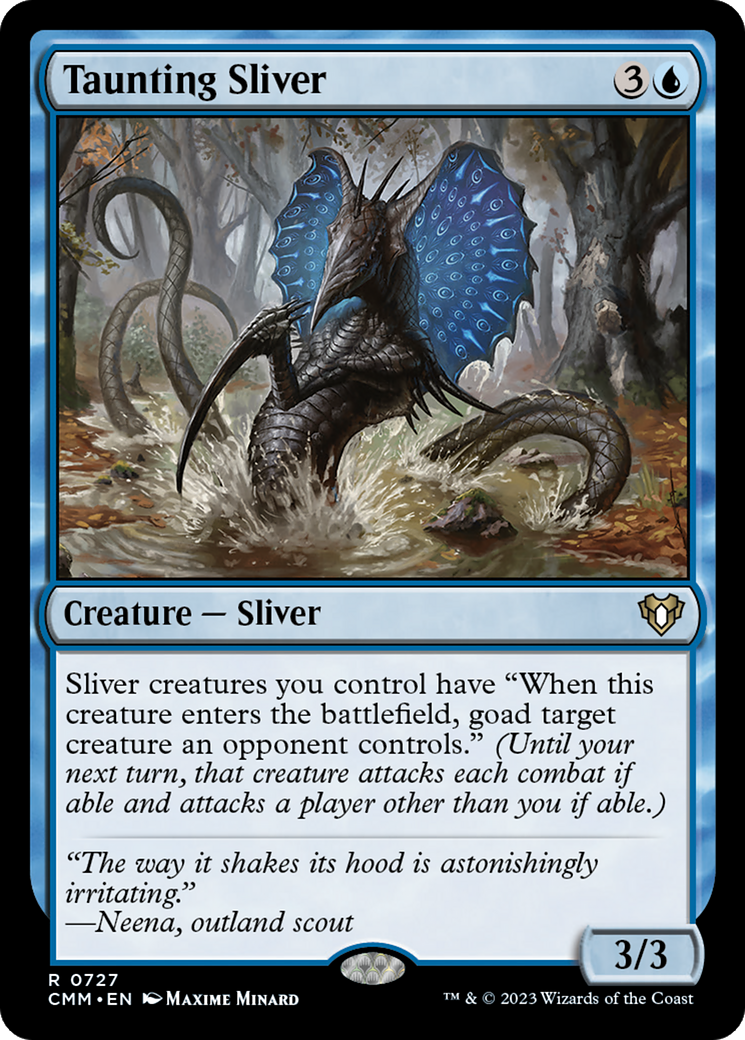 Taunting Sliver (CMM-727) - Commander Masters