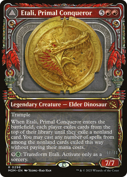 Etali, Primal Conqueror // Etali, Primal Sickness (MOM-298) - March of the Machine: (Showcase)