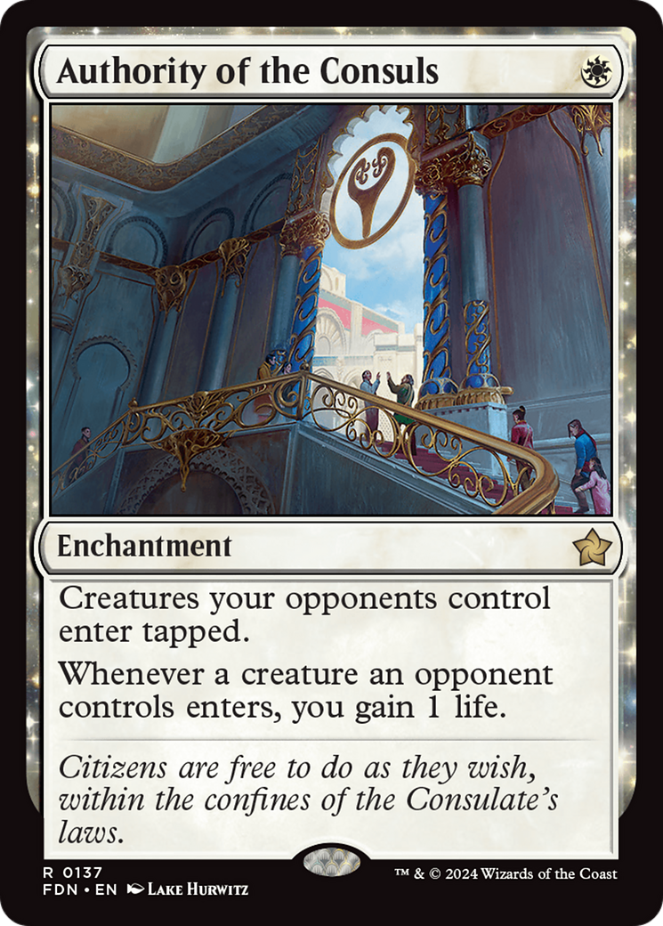 Authority of the Consuls (FDN-137) - Foundations: (enchantment)